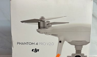Drone Phantom 4 PRO VS2 na caixa.